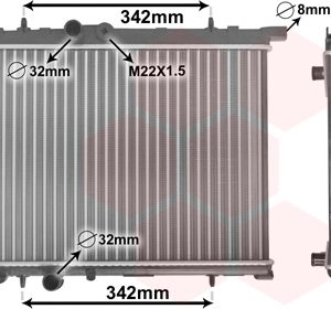 Radiator racire motor VAN WEZEL 40002190 – PEOUGET | AutoRival