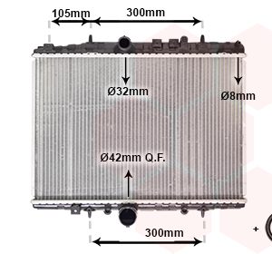 Radiator racire motor VAN WEZEL 40002208 – PEOUGET | AutoRival