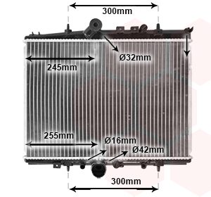 Radiator racire motor VAN WEZEL 40002217 – PEOUGET | AutoRival
