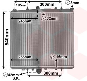Radiator racire motor VAN WEZEL 40002237 – PEOUGET | AutoRival