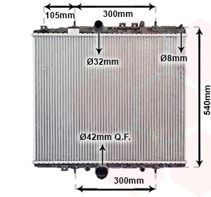 Radiator racire motor VAN WEZEL 40002277 – PEOUGET | AutoRival