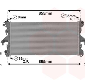 Radiator racire motor VAN WEZEL 40002304 – PEOUGET | AutoRival