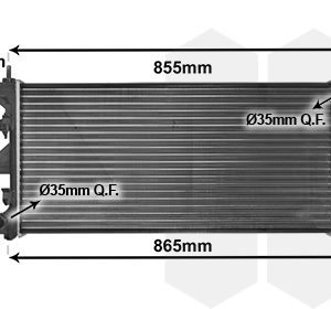 Radiator racire motor VAN WEZEL 40002308 – PEOUGET | AutoRival