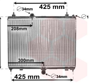 Radiator racire motor VAN WEZEL 40002358 – PEOUGET | AutoRival