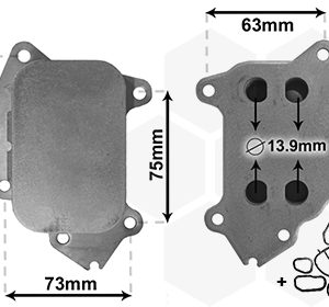 Radiator ulei motor VAN WEZEL 40003396 – PEOUGET | AutoRival