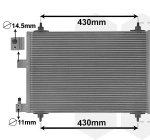 Condensator climatizare VAN WEZEL 40005193 – PEOUGET | AutoRival