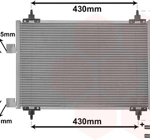 Condensator climatizare VAN WEZEL 40005215 – PEOUGET | AutoRival