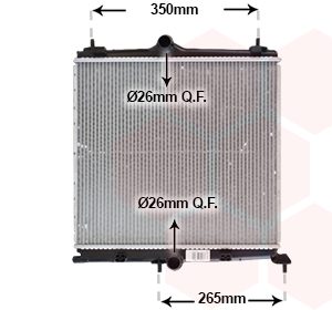 Radiator racire motor VAN WEZEL 40012702 – PEOUGET | AutoRival