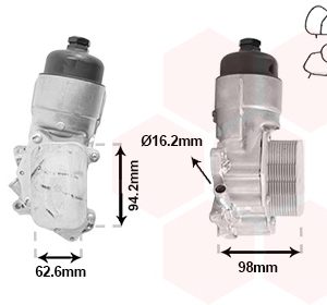 Radiator ulei motor VAN WEZEL 40013700 – PEOUGET | AutoRival