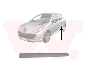 Elemente decorative / protectie portiera VAN WEZEL 4028405 – PEOUGET | AutoRival