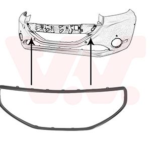 Banda de protectie bara de protectie VAN WEZEL 4034584 – PEOUGET | AutoRival