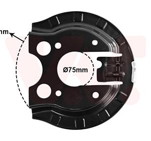 Protectie stropire disc frana VAN WEZEL 4040373 – PEOUGET | AutoRival
