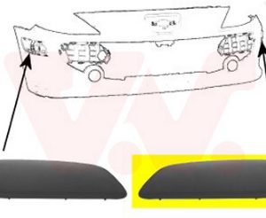 Banda de protectie bara de protectie VAN WEZEL 4041581 – PEOUGET | AutoRival