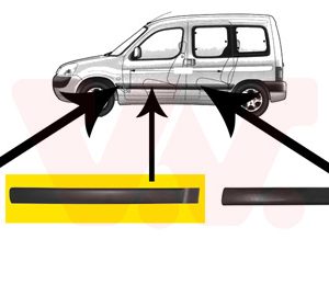 Elemente decorative / protectie portiera VAN WEZEL 4051423 – PEOUGET | AutoRival