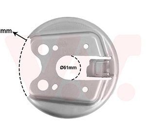 Protectie stropire disc frana VAN WEZEL 4084373 – PEOUGET | AutoRival