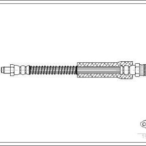 Furtun frana CORTECO 19018166