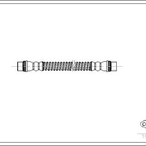 Furtun frana CORTECO 19025762