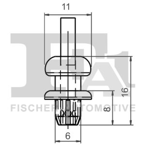 Clips acoperire decorativa si protectie FA1 21-20013.10 – PEOUGET | AutoRival