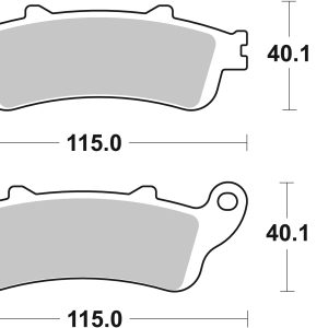 Set placute frana BREMBO 07072XS – PEOUGET | AutoRival