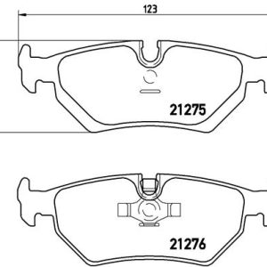 Set placute frana BREMBO P 23 062 – PEOUGET | AutoRival