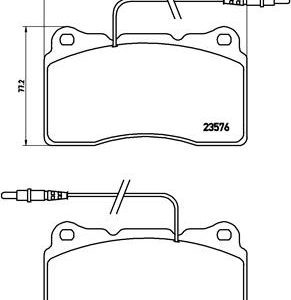 Set placute frana BREMBO P 23 082 – PEOUGET | AutoRival