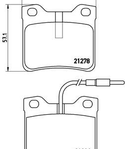 Set placute frana BREMBO P 50 030 – PEOUGET | AutoRival
