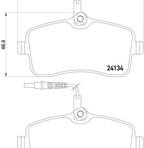 Set placute frana BREMBO P 61 109 – PEOUGET | AutoRival