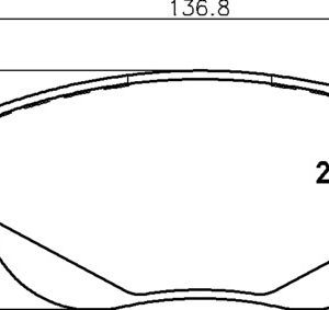 Set placute frana BREMBO P 61 137 – PEOUGET | AutoRival