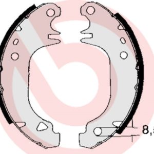 Set saboti frana BREMBO S 61 535 – PEOUGET | AutoRival