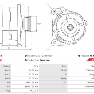 Senzor NOx injectie aditiv AS-PL NOX9467 – PEOUGET | AutoRival