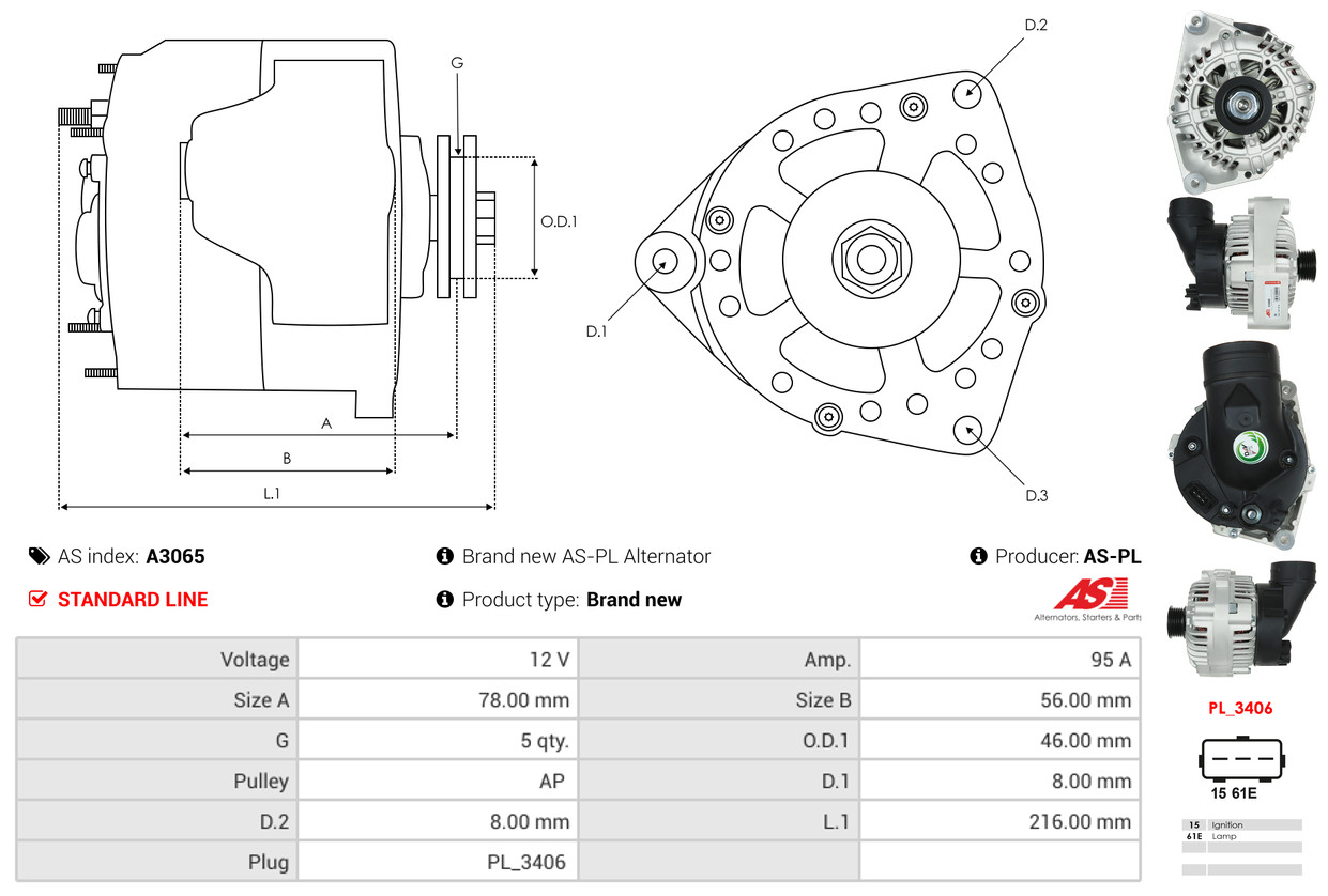 Electromotor AS-PL S0121(SEG) – PEOUGET | AutoRival