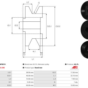 Electromotor AS-PL S3254S – PEOUGET | AutoRival
