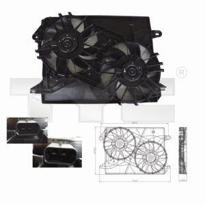Ventilator radiator TYC 804-0001 – PEOUGET | AutoRival