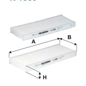Filtru aer habitaclu FILTRON K 1339-2x – PEOUGET | AutoRival