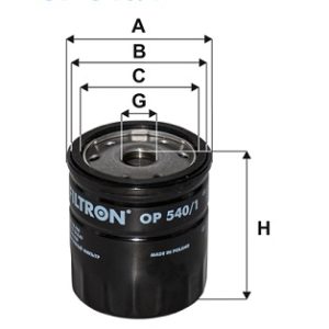 Filtru ulei FILTRON OP 540/1 – PEOUGET | AutoRival