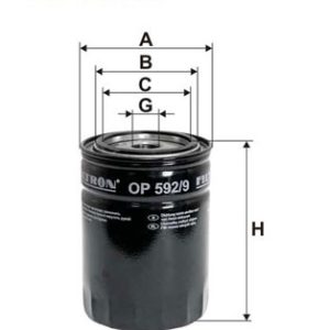Filtru ulei FILTRON OP 592/9 – PEOUGET | AutoRival