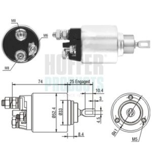 Solenoid electromotor HOFFER 46144 – PEOUGET | AutoRival