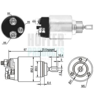 Solenoid electromotor HOFFER 46151 – PEOUGET | AutoRival