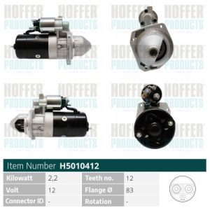 Electromotor HOFFER H5010412 – PEOUGET | AutoRival