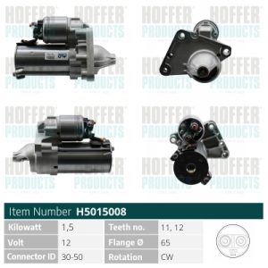 Electromotor HOFFER H5015008 – PEOUGET | AutoRival