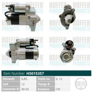 Electromotor HOFFER H5015357 – PEOUGET | AutoRival