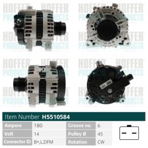 Alternator HOFFER H5510584 – PEOUGET | AutoRival
