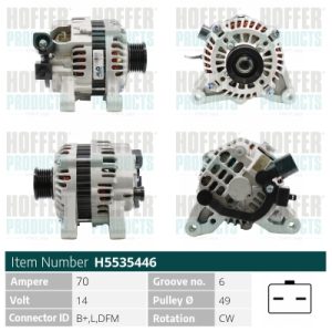 Alternator HOFFER H5535446 – PEOUGET | AutoRival