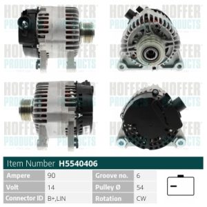 Alternator HOFFER H5540406 – PEOUGET | AutoRival