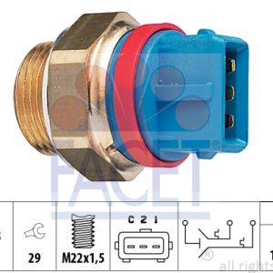 Comutator temperatura ventilator radiator FACET 7.5631 – PEOUGET | AutoRival