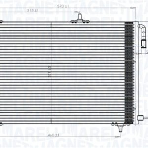 Condensator climatizare MAGNETI MARELLI 350203816000 – PEOUGET | AutoRival
