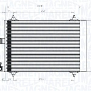 Condensator climatizare MAGNETI MARELLI 350203839000 – PEOUGET | AutoRival