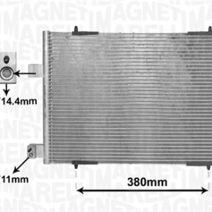 Condensator climatizare MAGNETI MARELLI 350203855000 – PEOUGET | AutoRival