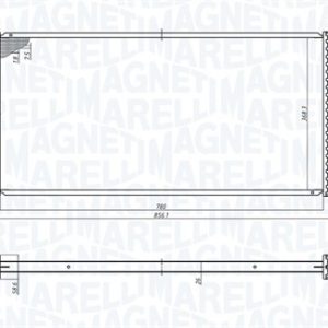 Radiator racire motor MAGNETI MARELLI 350213198200 – PEOUGET | AutoRival
