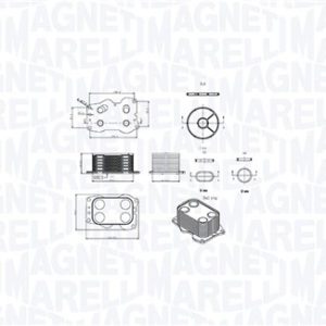 Radiator ulei motor MAGNETI MARELLI 350300000900 – PEOUGET | AutoRival